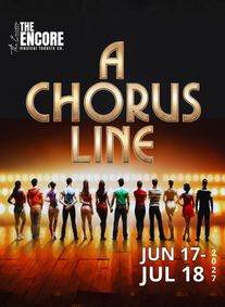 A CHORUS LINE show poster