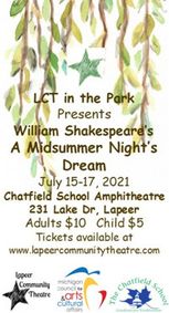 A Midsummer Night's Dream show poster