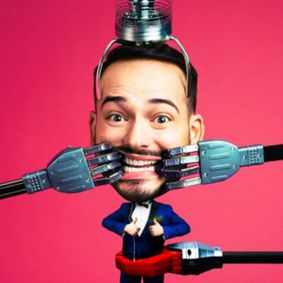 “Palatable Gay Robot” show poster