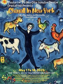 Chagall In New York show poster