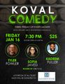 KOVAL Comedy - Benefitting Glessner House in Chicago