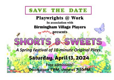 Spring Shorts & Sweets show poster