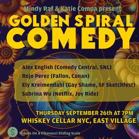 Golden Spiral Comedy show poster