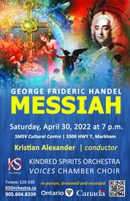 HANDEL'S MESSIAH show poster