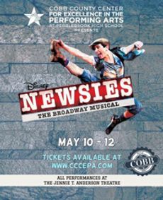 Newsies show poster