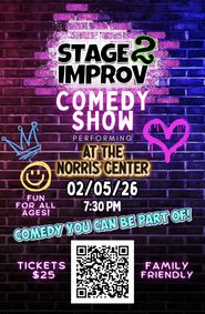 Stage 2 Improv at The Norris Center show poster