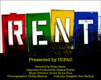 Rent show poster