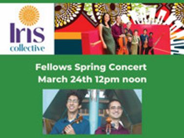 Iris Collective Spring Concert show poster