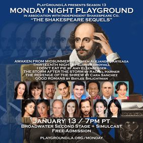 Monday Night PlayGround show poster