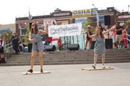 Performances at Corona Plaza show poster