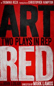 ART and RED in Rep show poster