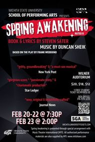 Spring Awakening show poster