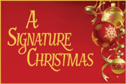 A Signature Christmas show poster
