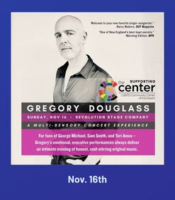 GREGORY DOUGLAS show poster