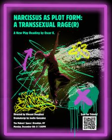 NARCISSUS AS PLOT FORM: A TRANSSEXUAL RAGE(R) show poster