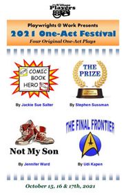 Playwrights @ Work One Act Festival show poster