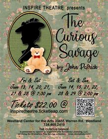 The Curious Savage show poster
