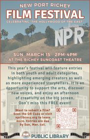 New Port Richey Film Festival Returns to Celebrate Local Talent and “Hollywood of the East” Heritage  show poster