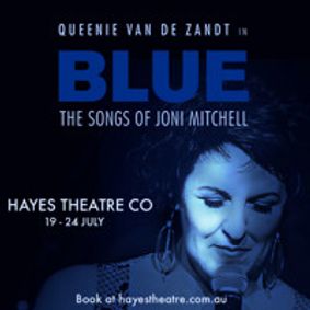 BLUE THE SONGS OF JONI MITCHELL show poster