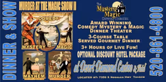 Magic and Mystery at the Dinner Theater Show at Desert Diamond Casino Tucson in Phoenix