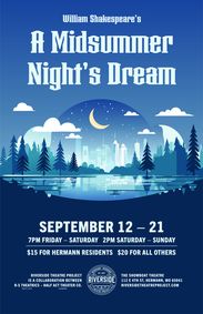 William Shakespeare's A Midsummer Night's Dream show poster