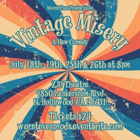 Vintage Misery- A New Comedy show poster
