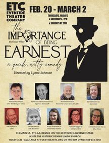 The Importance of Being Earnest show poster