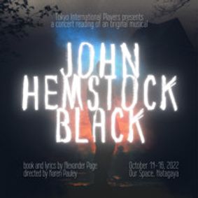 John Hemstock Black show poster