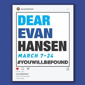 Dear Evan Hansen show poster