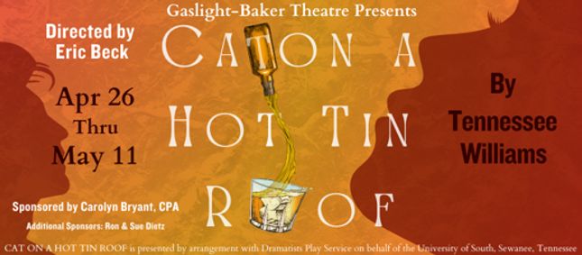 Cat on a Hot Tin Roof show poster