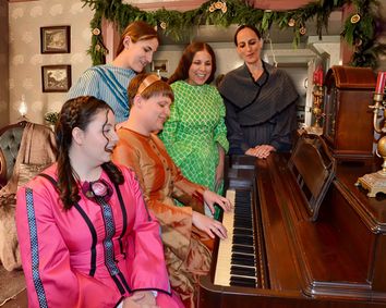 A Little Women Christmas show poster