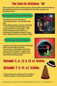 Break A Leg Legally presents 'Two Tales for Christmas' at The Strand in Dover show poster