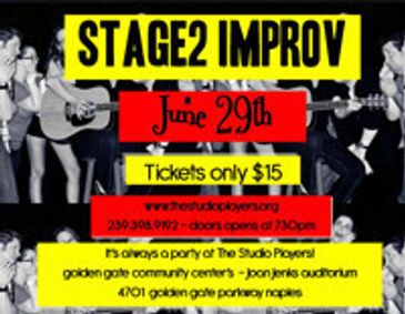Stage2 Improv show poster
