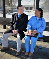 White Guy on the Bus