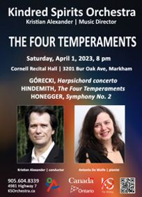 THE FOUR TEMPERAMENTS show poster