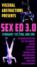 Sex Ed 3.0 - an Aerial Puppetry Extravaganza! show poster
