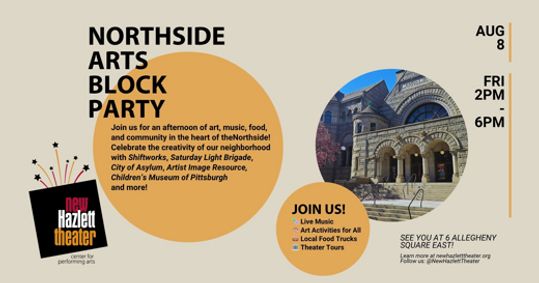 Northside Arts Block Party show poster