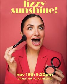 Lizzy Sunshine show poster