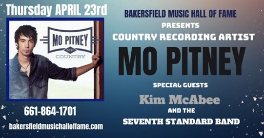 MO PITNEY IN CONCERT show poster