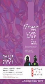 PICASSO AT THE LAPIN AGILE show poster