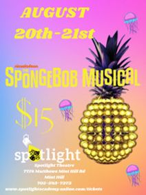 THE SPONGEBOB MUSICAL show poster