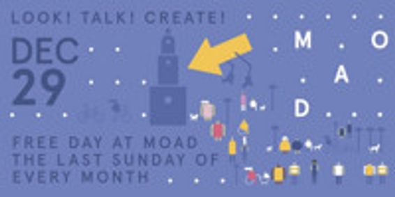 Look! Talk! Create! Museum of Art and Design at Miami Dade College Free Family Days show poster