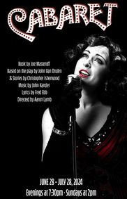 Cabaret show poster