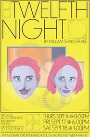 Twelfth Night show poster