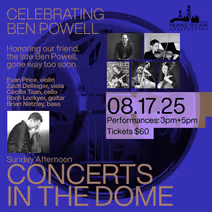 Mount Wilson Observatory “Sunday Afternoon Concerts in the Dome” Presents “Celebrating Ben Powell”