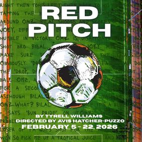 Red Pitch show poster