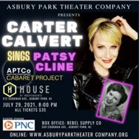 CARTER CALVERT SINGS PATSY CLINE show poster