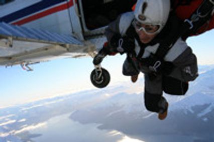 FREEFALLING by Georgina Miller show poster