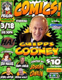 COMICS! starring CHIPPS COONEY! show poster
