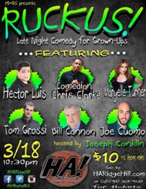 RUCKUS! at HA! Comedy Club